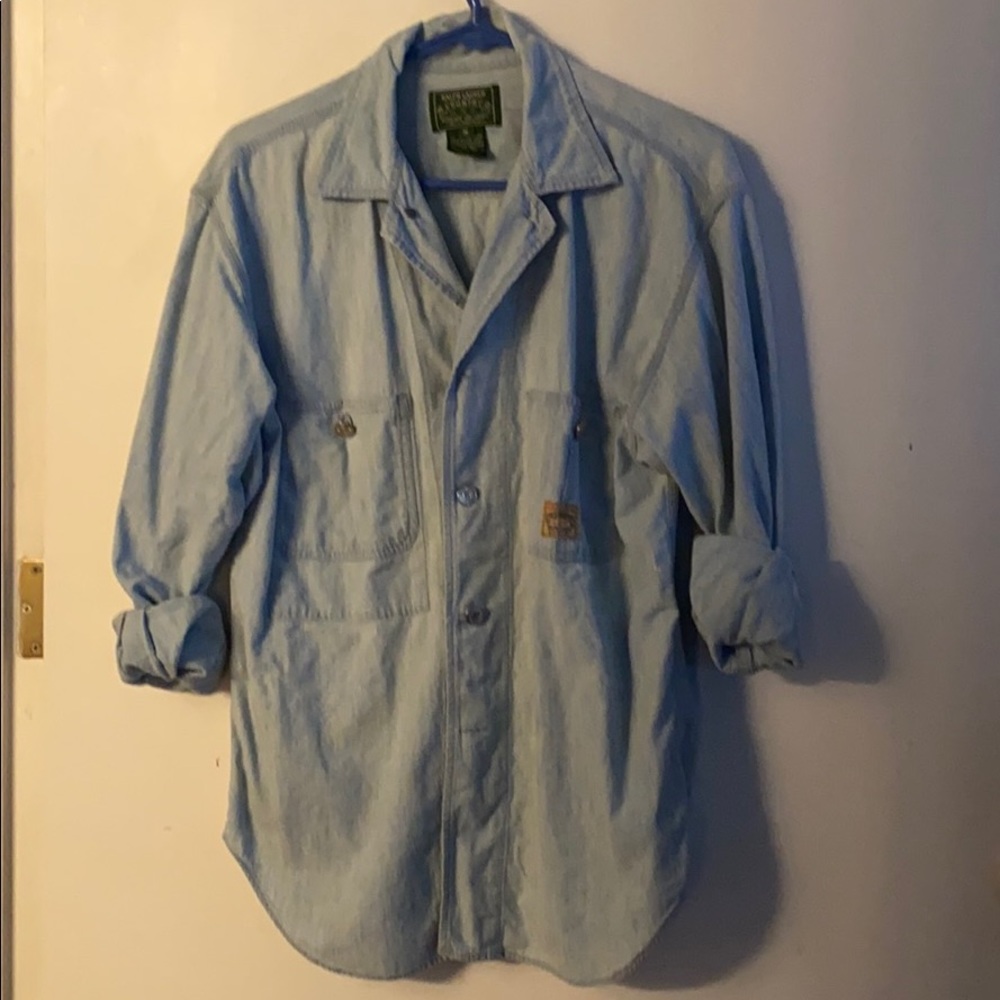 Vintage 90s Ralph Lauren Denim Button Down Shirt